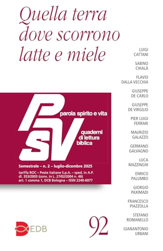 Parola spirito e vita. Quaderni di lettura biblica. Quella t