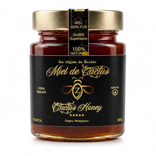 Miel de Cactus de Madagascar -300g- 100% Naturel, Récolté da