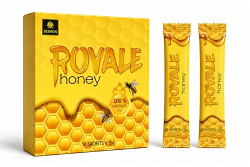 MIEL OR PRODUIT ALIMENTAIRE ROYALE 100% NATUREL INTENSE POUR