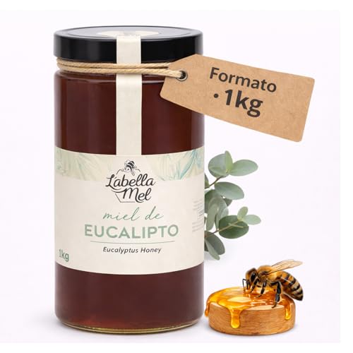 Miel deucalyptus 1 kg, miel bio naturelle au goût aromatique