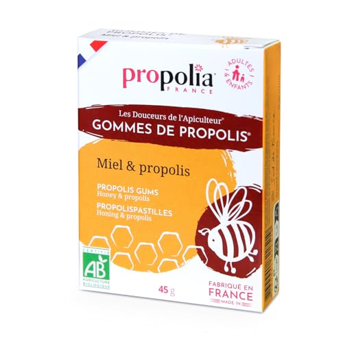 PROPOLIA - Gommes de Propolis Bio Miel et Propolis Nature 45