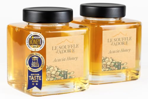 Le Souffle dAdore Sélection | Miel dAcacia 100% Naturel, Pur