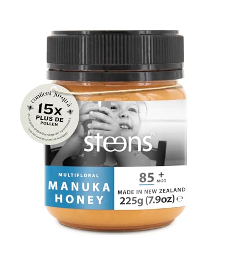 Steens Miel de Manuka - MGO 85+ - 100% certifié Miel de Manu