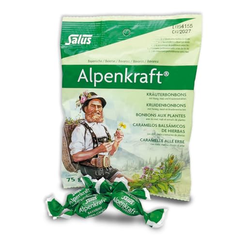 Salus Alpenkraft Bonbons Herbaux - Sacs de 75 g - Fabriqués 