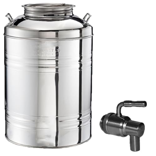 Fût à huile de 50 litres Jar avec robinet damigiana bidon en