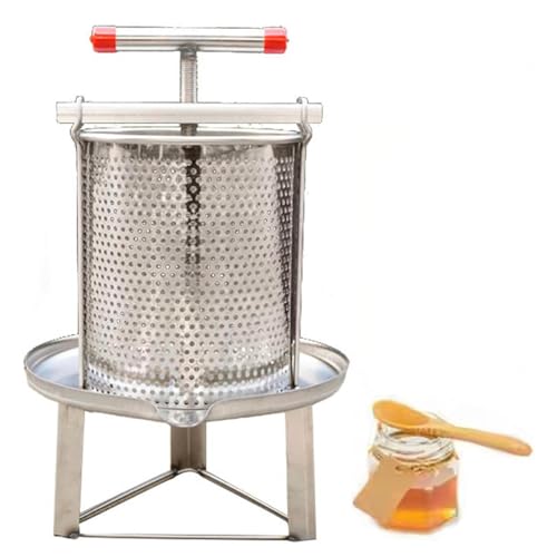 Extracteur de Miel Manuel Inox Épais Pressoir à Miel Apicult