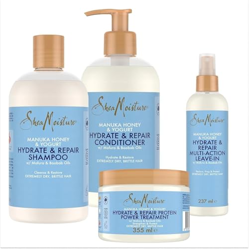 SheaMoisture Set - Miel de Manuka et Yaourt Shampooing 1 x 3