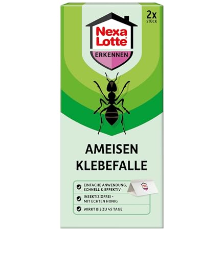 Nexa Lotte Lot de 2 pièges adhésifs anti-fourmis intérieur a