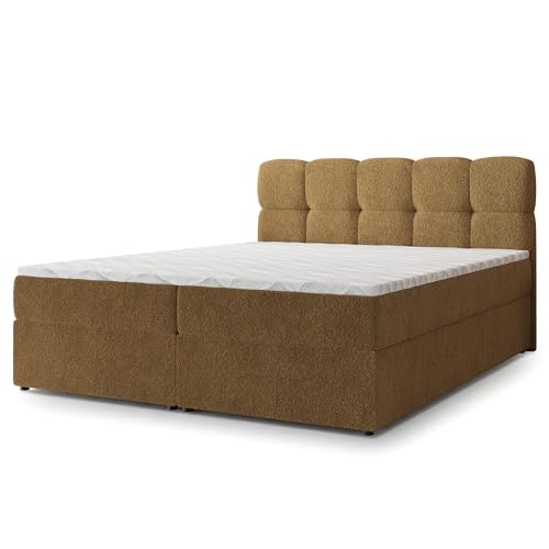 Masseno Lit Adulte MERU 160x200 cm, Ensemble Complet avec Ma