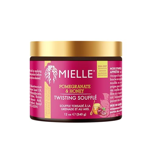Mielle - Soufflé coiffant pour cheveux torsadés grenade et m
