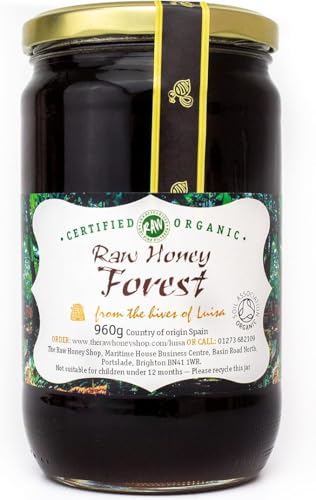 Miel de forêt bio brut Luisa, 960 g, miel darbre sauvage de 