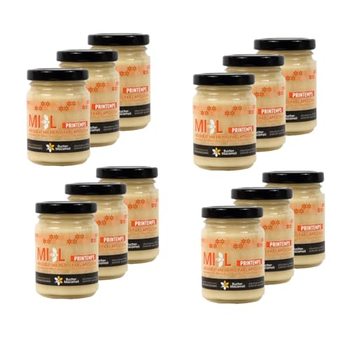 Lot 12x Miel de Printemps - Monts du Lyonnais - Rhône Alpes 