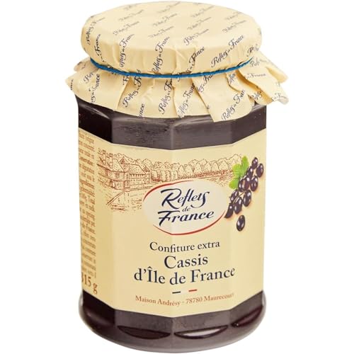 Confiture extra de cassis dÎle de France pour un petit déjeu