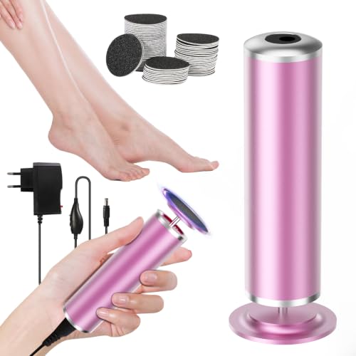 Râpe Pieds Électrique, Ponceuse Pied avec 60 Tampons de Remp