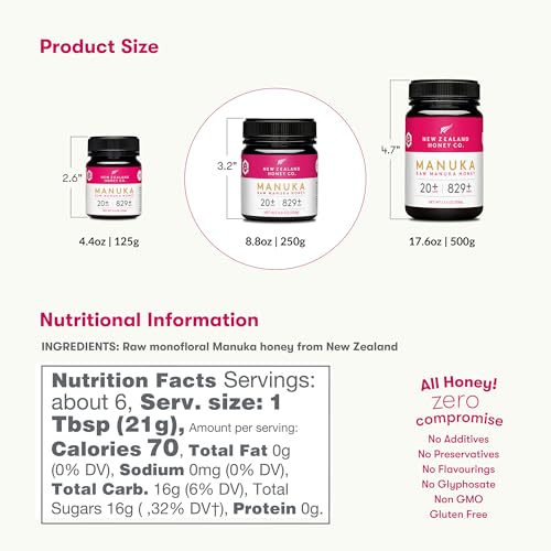 Miel de Manuka MGO 829+ / UMF 20+ de New Zealand Honey Co. |