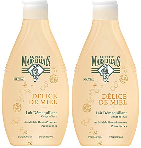 Le Petit Marseillais Lait Démaquillant Délice de Miel Flacon