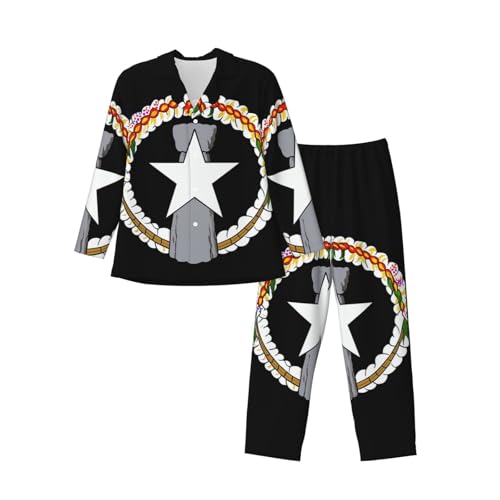 AABBfdg Ensemble de pyjama à manches longues pour homme avec