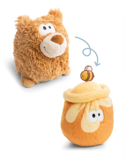 NICI Peluche Ours réversible, 15 cm, 2-en-1 - 62992