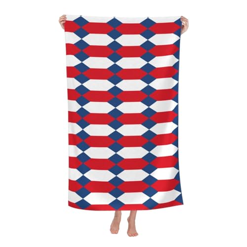 CHAbu Serviette de plage en microfibre à séchage rapide pour