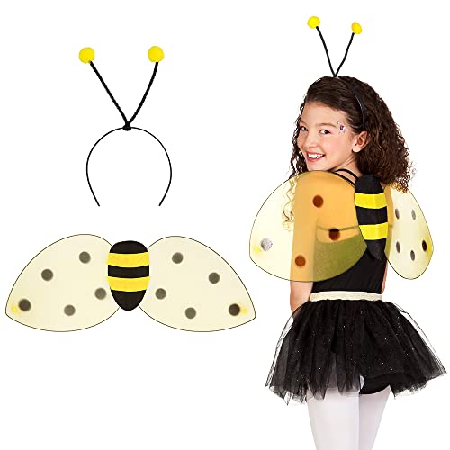 Boland 52852 - Set abeille miel, tiare et ailes, taille env.