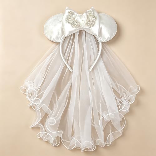 Eterspr Bride to Be Bandeau avec Oreilles, Serre-tête en Voi