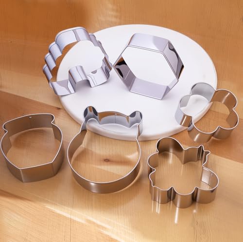 KUKIFUN Lot de 6 emporte-pièces en forme dabeille, ruche, po