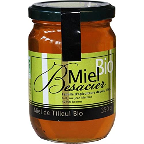 MIEL DE TILLEUL BIOLOGIQUE 350G, MIEL BESACIER, LOT DE 2