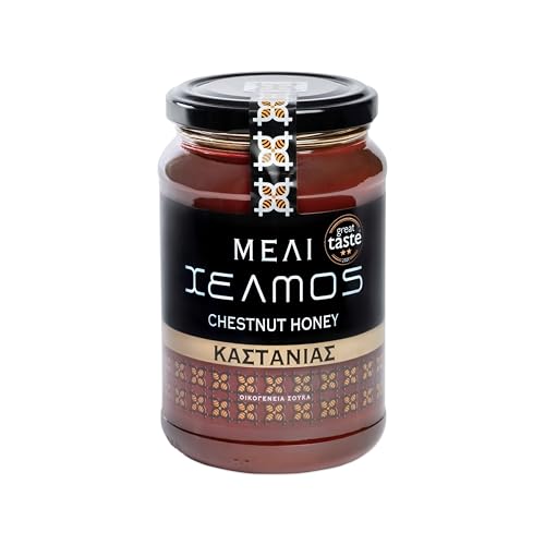 Helmos Miel de Châtaignier Grec 480g - Miel Corsé et Aromati
