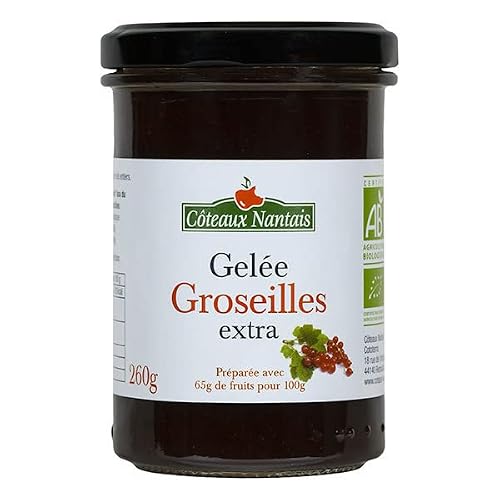 GELÉE DE GROSEILLES 260G, CÔTEAUX NANTAIS, UNITÉ