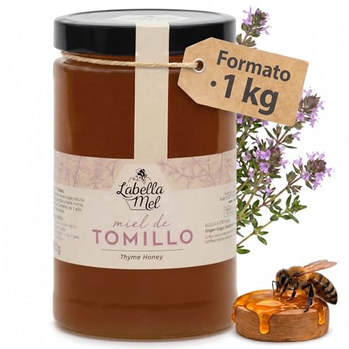 LAbella Mel - Miel de Thym 100% Naturel | Miel dabeille pur 