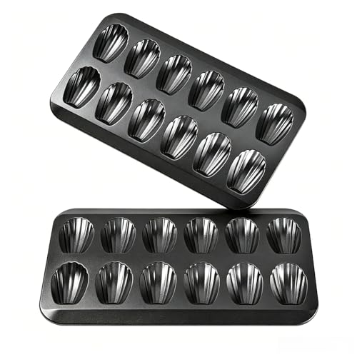 Moule à Madeleines, Lot de 2 Plaque À Madeleine 12 Emplaceme