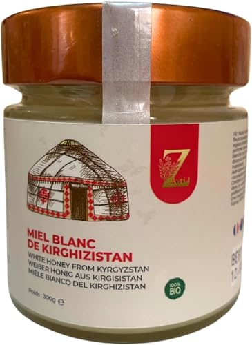 Miel blanc crémeux du Kirghizistan - Miel de Sainfoin (À Dég