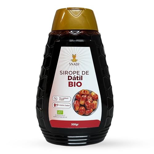 Snadi - Sirop de Datte Bio 100% Organique, 480g | Édulcorant