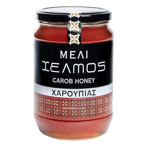 Helmos Miel de Caroube Grec 950g - Miel Rare et Naturel de G