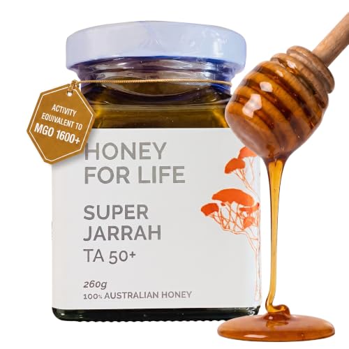 Honey for Life - Miel de Jarrah TA50+ 260g - 4x Miel de Manu