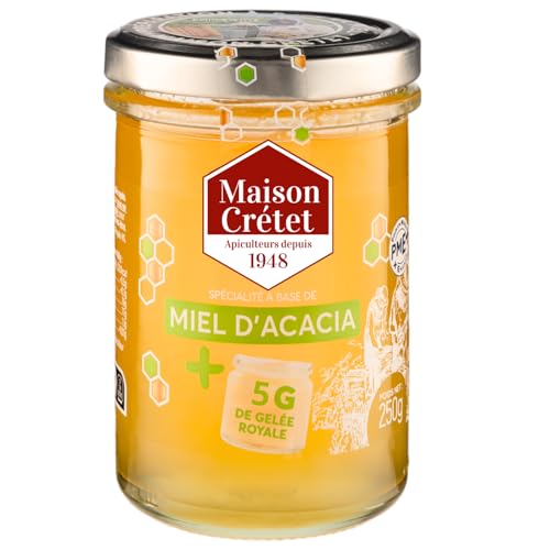 Maison Crétet | Miel dAcacia et Gelée Royale | 5gr de gelée
