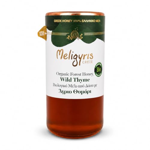 Meligyris Miel de Forêt Bio Thym Sauvage Crète 450g