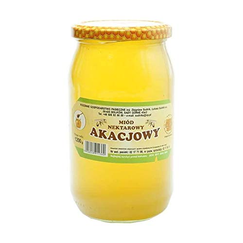 Miel de nectar acacia 1200g Rodzinna Pasieka Sudnik