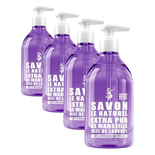 Savon Le Naturel Extra Pur de Marseille Miel de Lavande 500m