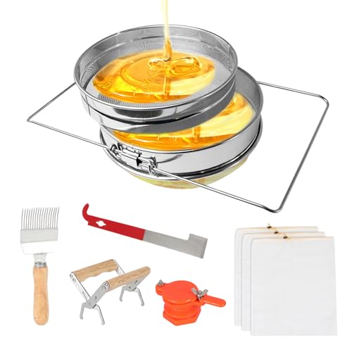 Kit d'extraction du miel 8 pièces, accessoires apiculture -