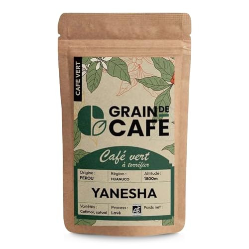 Graindecafé - Café Vert Pérou Yanesha 1kg | 100% Arabica Non