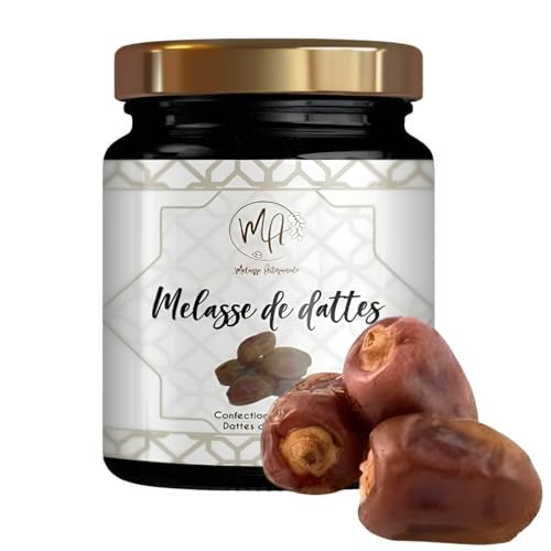 Sirop De Datte, Melasse de dattes, Pot de 250 gr, Confection