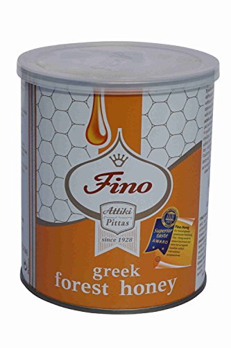 Miel Attiki Fino fleurs sauvages et arbres 1000g bidon forêt