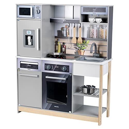 Theo Klein 7194 Cuisine Miele Family en Bois | avec Plaque d
