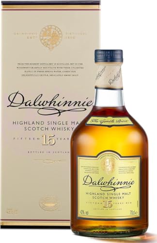 Dalwhinnie 15 Ans, Whisky Single Malt, 70cl Sous Étui