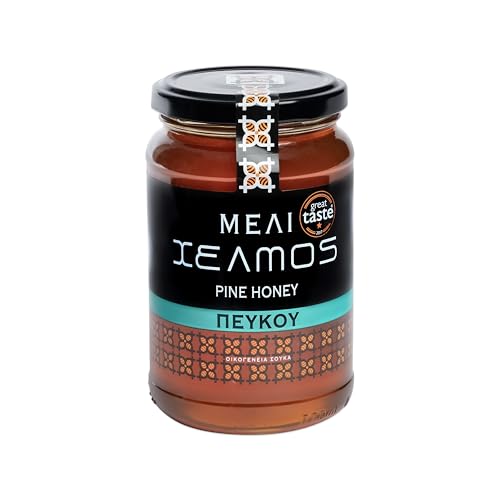 Helmos Miel de Pin Grec 480g - Miel de Pin Naturel de Grèce