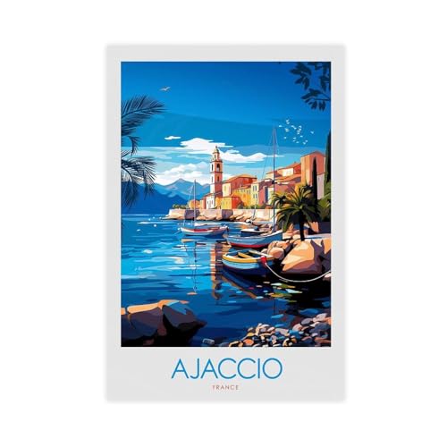 GAPAT Ajaccio Impression dart sur toile pour mariage, lune d