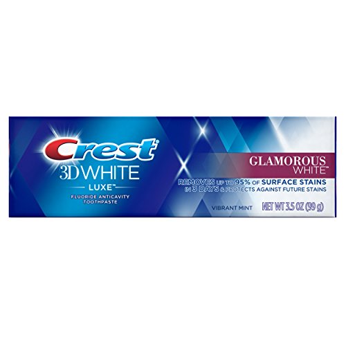 Crest 3D White Luxe Glamorous Toothpaste, Vibrant Mint, 3.5