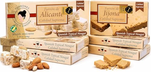 Pack 6 Turrons Alicante Durs IGP - Relais Gourmet | Nougat C