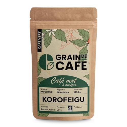 Graindecafé - Café Vert Papouasie Korofeigu 1kg | 100% Arabi